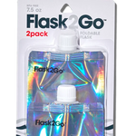 Flask2Go Foldable Flask 2 pack Iridescent