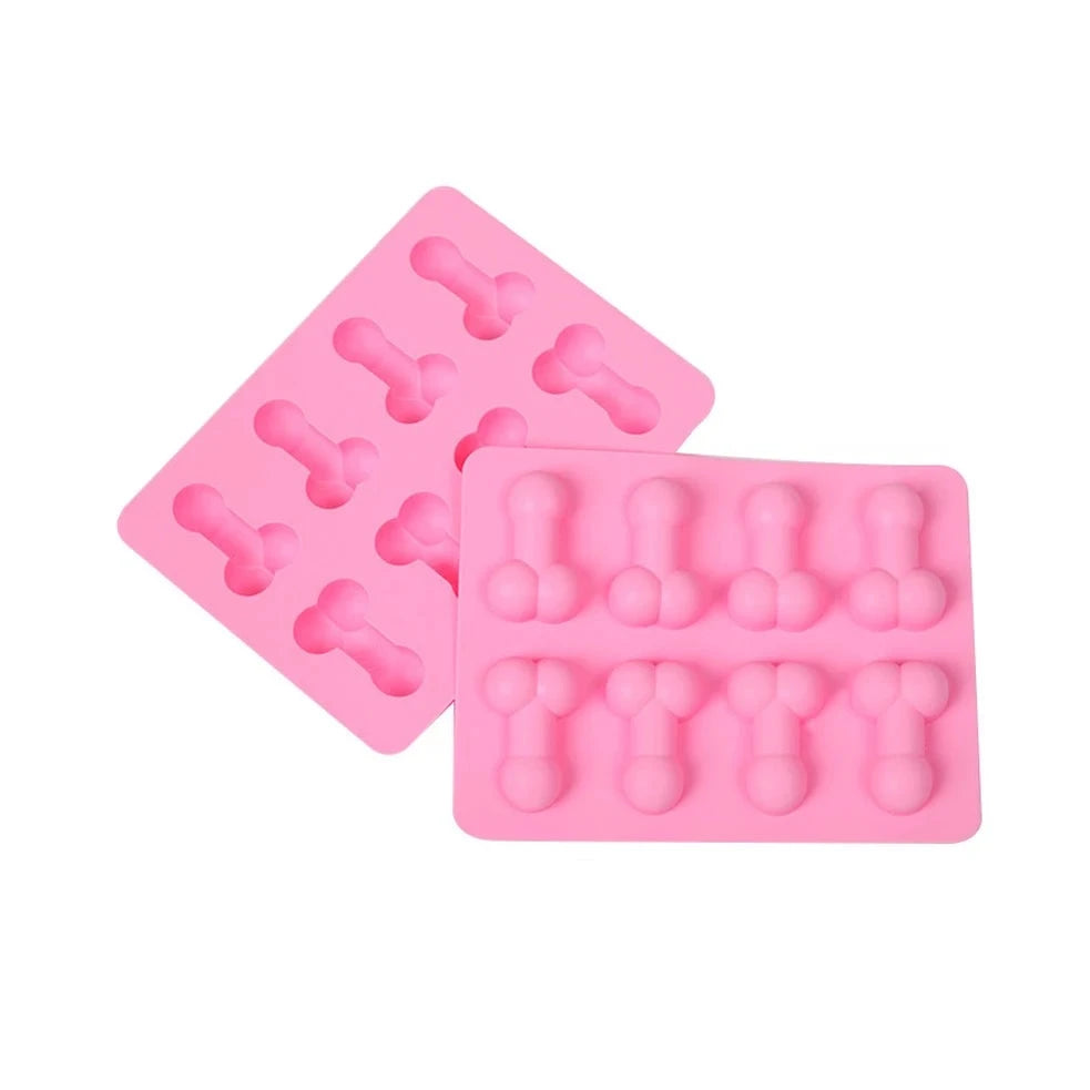 Funny Shape Chocolate Silicone Molds Penis Cake Mould Ice Cube