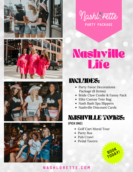 Nashville Bachelorette Party Bus - Nashville Life Package