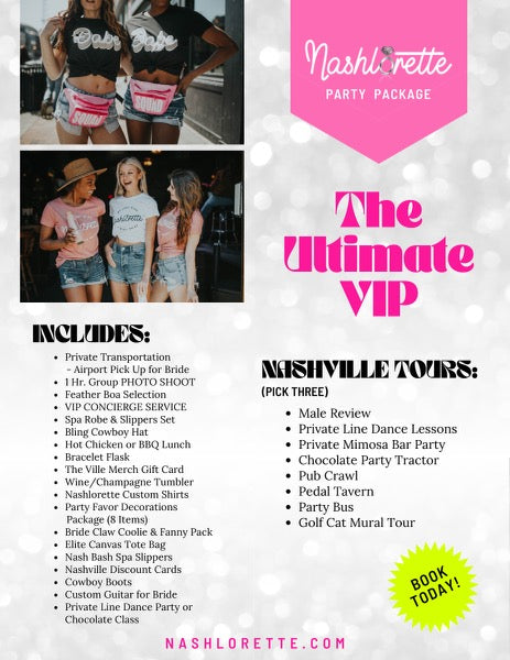Nashville Bachelorette Party Bus - The Ultimate VIP Package