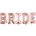 Bride Foil Giant Letters Balloon Set