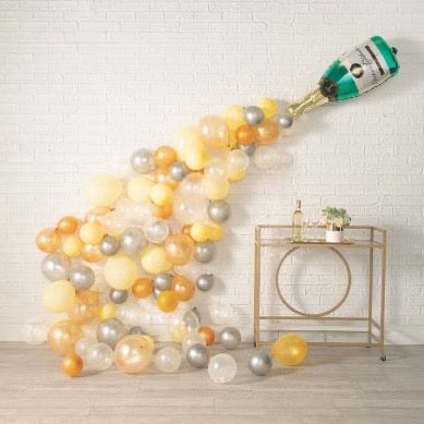 Champagne Bottle Balloon Garland Arch Kit (2 Color options)