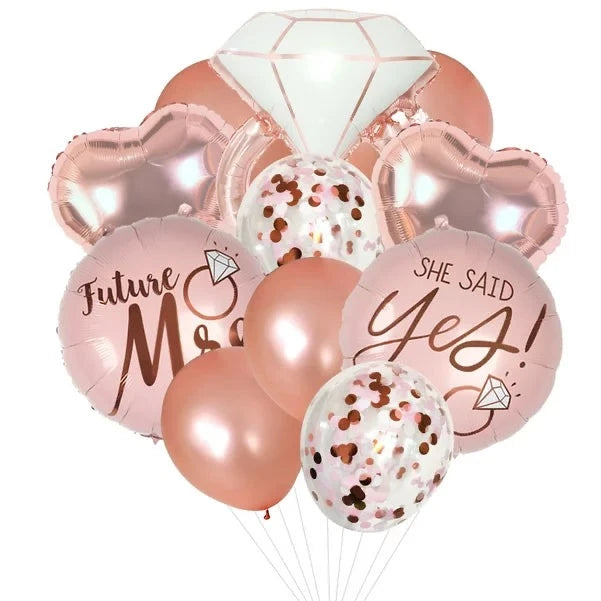 She Said Yes Future Mrs. Decoration Balloons