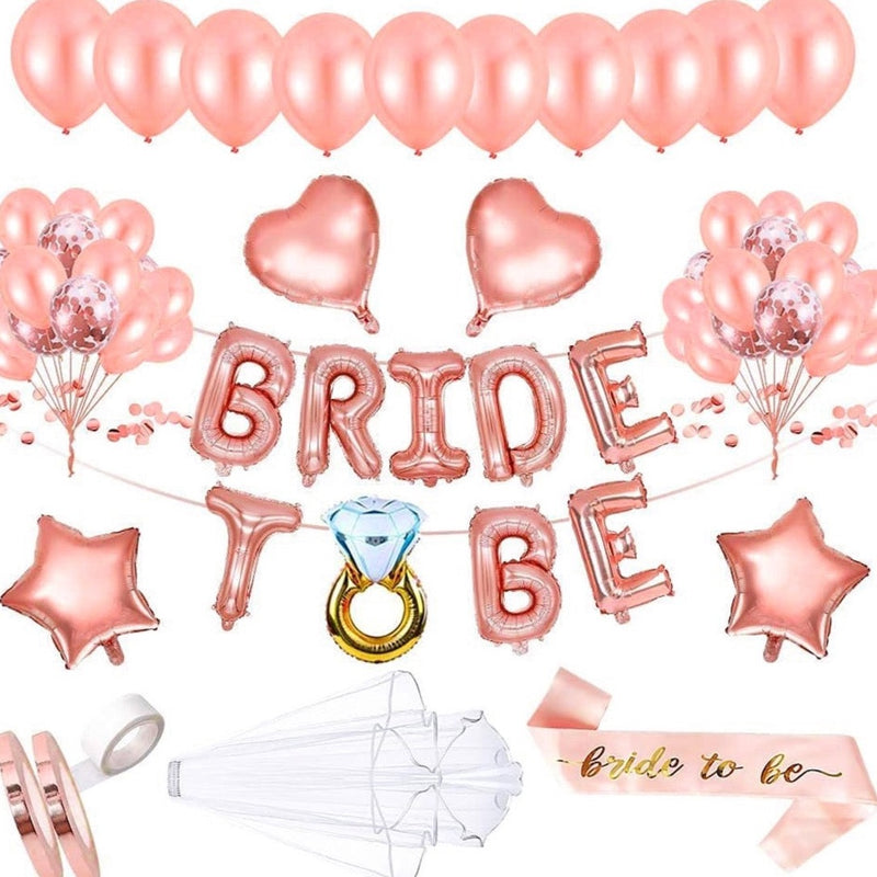Bride To Be Banner Party Set